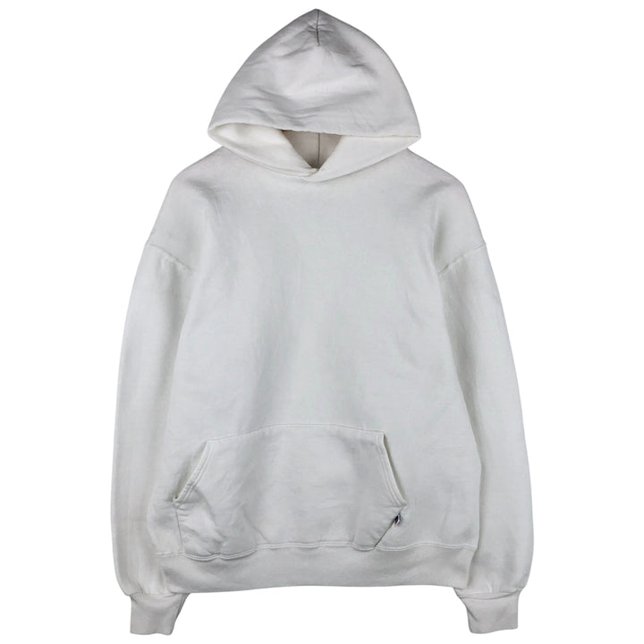 Vintage 90'S Russell pullover sweatshirt, made in the USA, men's size XL cotton white type Vintage Second Hand