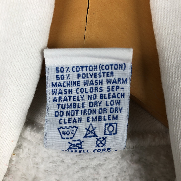 Vintage 90'S Russell pullover sweatshirt, made in the USA, men's size XL cotton white type Vintage Second Hand