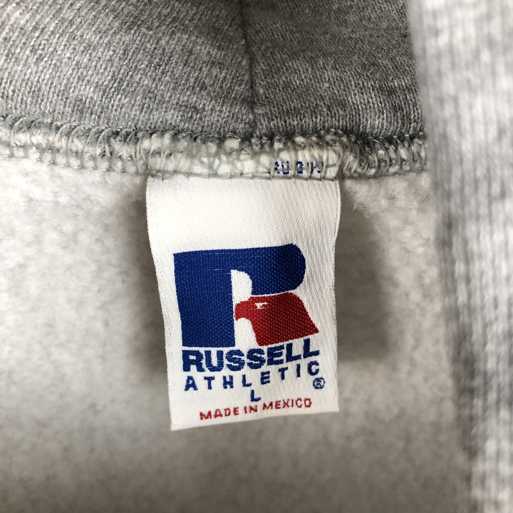 Vintage 90'S Russell ATHLETIC College Pullover Hoodie, Men's Size L cotton gray type Vintage Second Hand