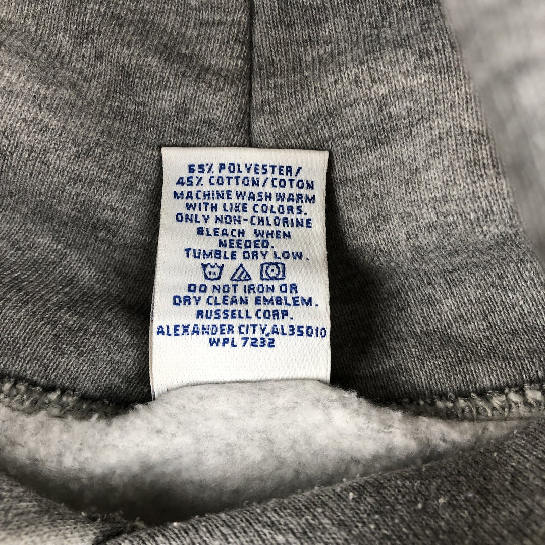 Vintage 90'S Russell ATHLETIC College Pullover Hoodie, Men's Size L cotton gray type Vintage Second Hand