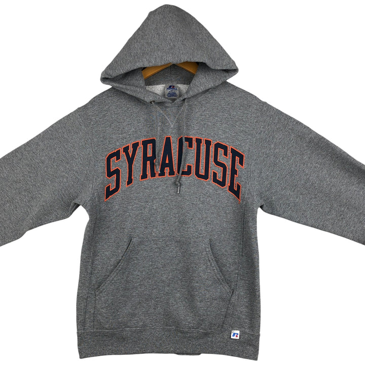 2000'S ~ Russell ATHLETIC College Sweatshirt Pullover Hoodie, Men's Size Small polyester gray type Vintage Second Hand