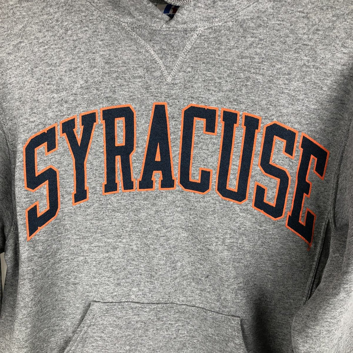 2000'S ~ Russell ATHLETIC College Sweatshirt Pullover Hoodie, Men's Size Small polyester gray type Vintage Second Hand