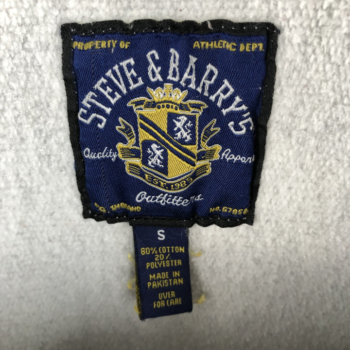 Vintage 90'S Steve and Barry's college pullover hoodie, size S, men's cotton gray type Vintage Second Hand