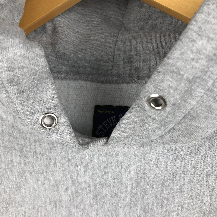 Vintage 90'S Steve and Barry's college pullover hoodie, size S, men's cotton gray type Vintage Second Hand