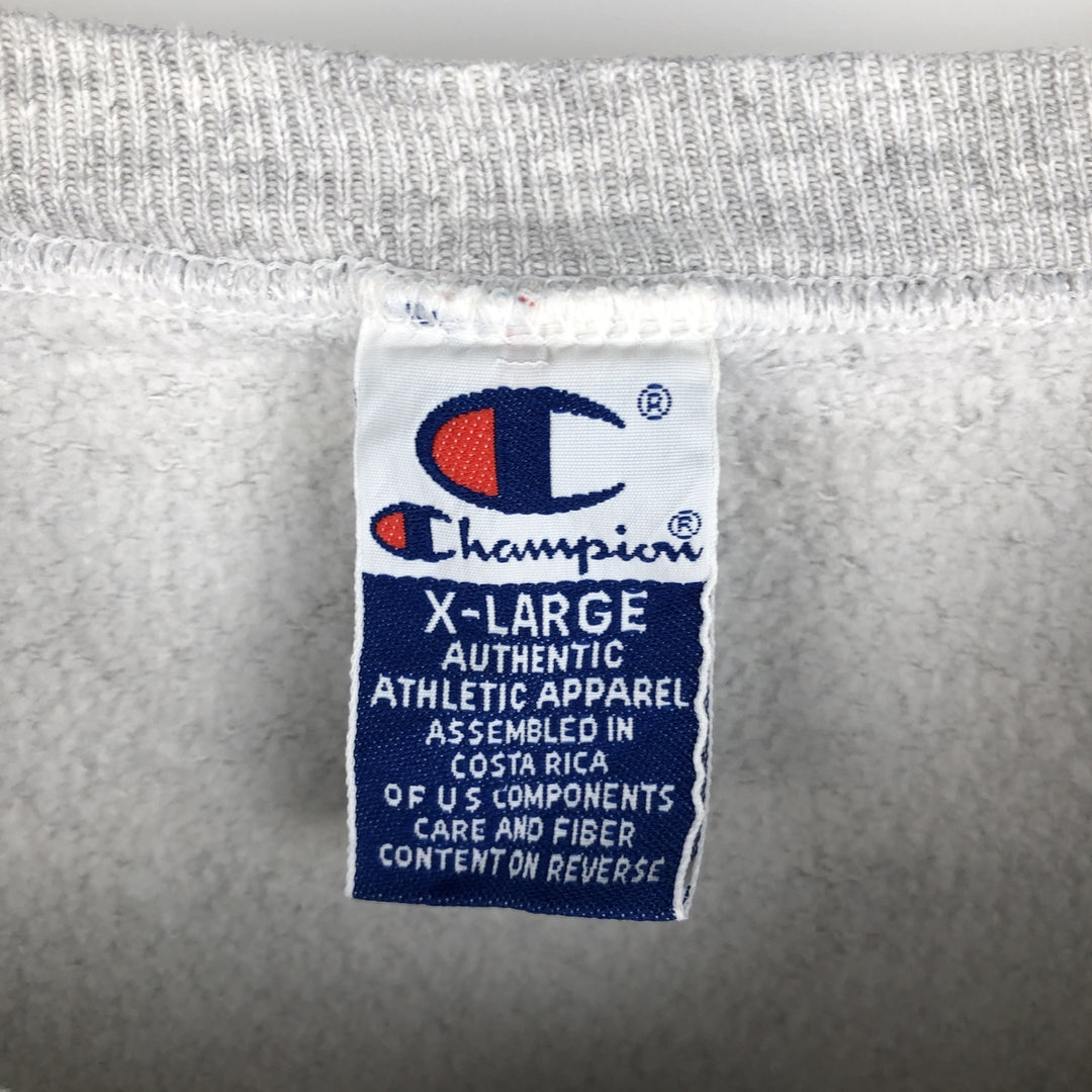 Champion Authentic Athletic Apparel College Sweatshirt, Men's, Size XL, Vintage cotton white type Vintage Second Hand