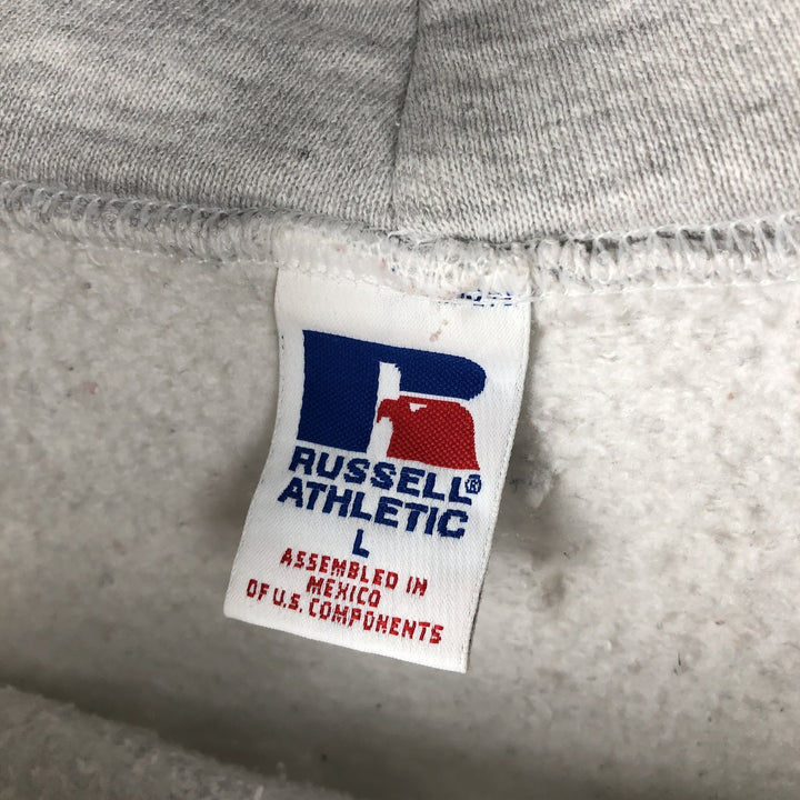 90'S Russell ATHLETIC University of Notre Dame College Pullover Hoodie, Men's Size L, Vintage cotton white type Vintage Second Hand
