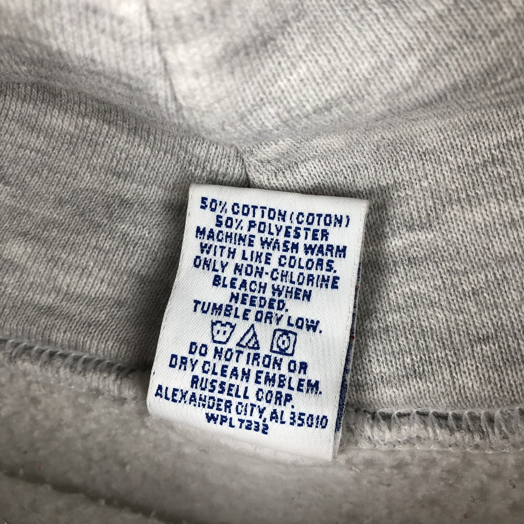 90'S Russell ATHLETIC University of Notre Dame College Pullover Hoodie, Men's Size L, Vintage cotton white type Vintage Second Hand