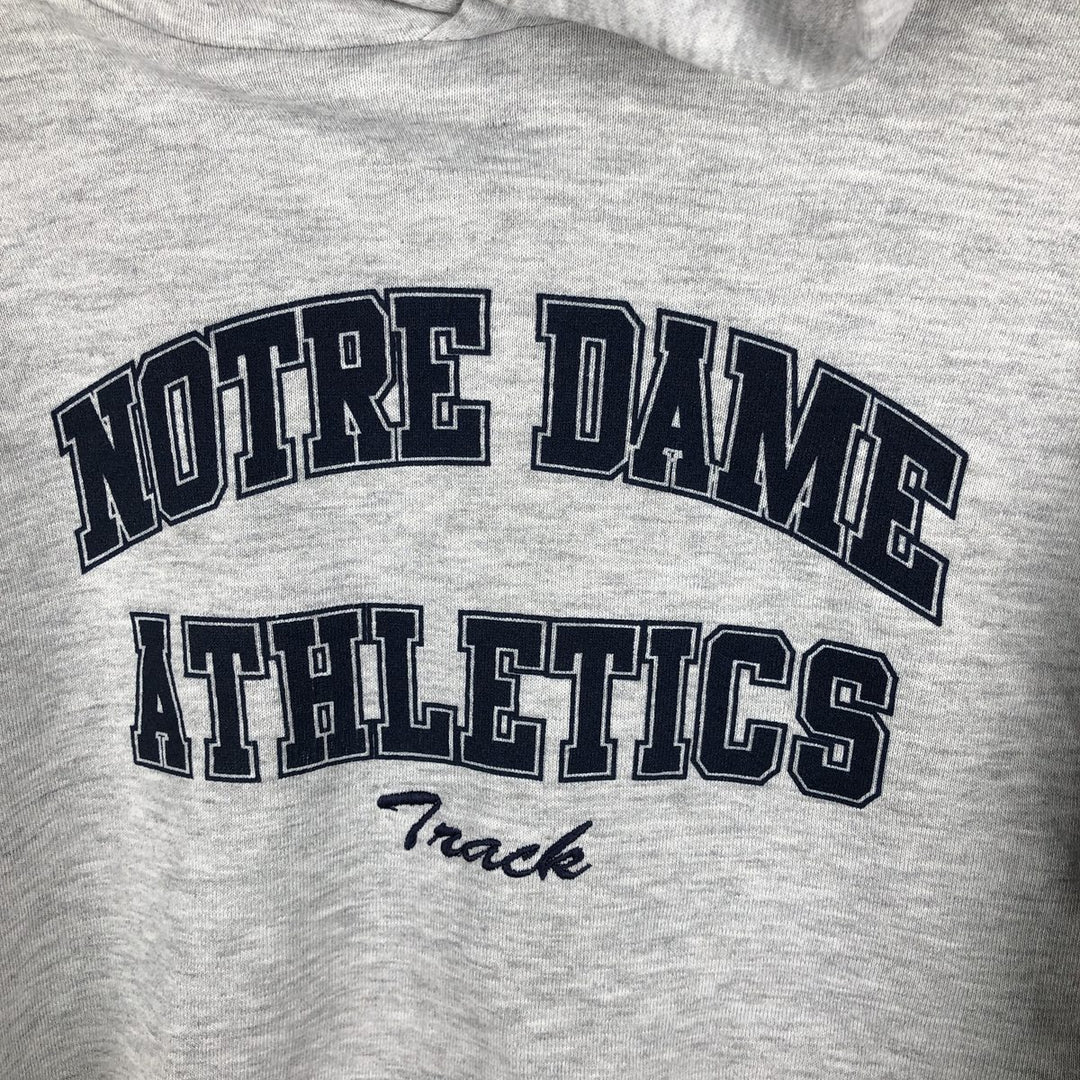 90'S Russell ATHLETIC University of Notre Dame College Pullover Hoodie, Men's Size L, Vintage cotton white type Vintage Second Hand