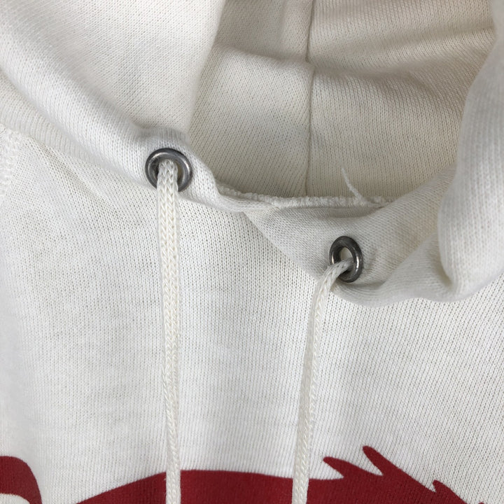 Vintage 70s-80'S Collegiate Pacific College Pullover Hoodie, Made in USA, Men's Size Medium cotton white type Vintage Second Hand