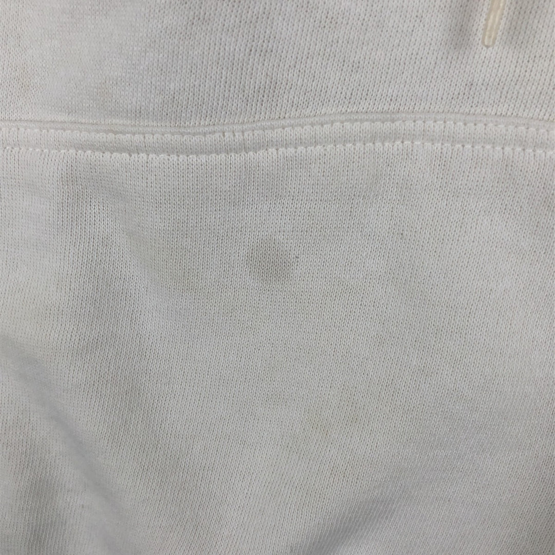 Vintage 70s-80'S Collegiate Pacific College Pullover Hoodie, Made in USA, Men's Size Medium cotton white type Vintage Second Hand