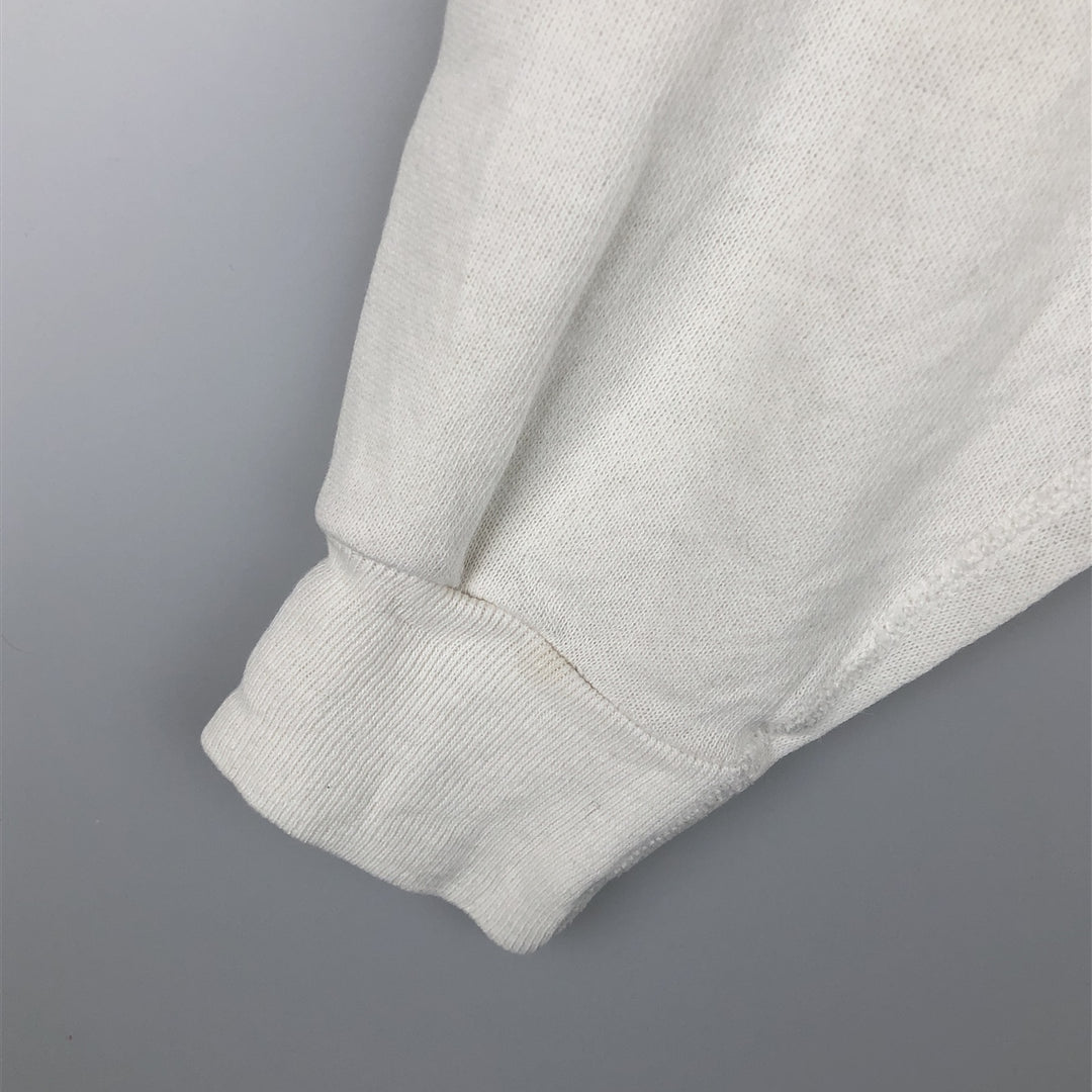 Vintage 70s-80'S Collegiate Pacific College Pullover Hoodie, Made in USA, Men's Size Medium cotton white type Vintage Second Hand