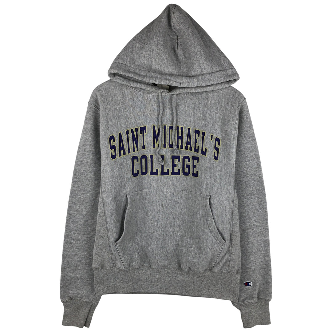 Champion REVERSE WEAVE Reverse Weave College Sweat Pullover Hoodie Men's S cotton gray type Vintage Second Hand