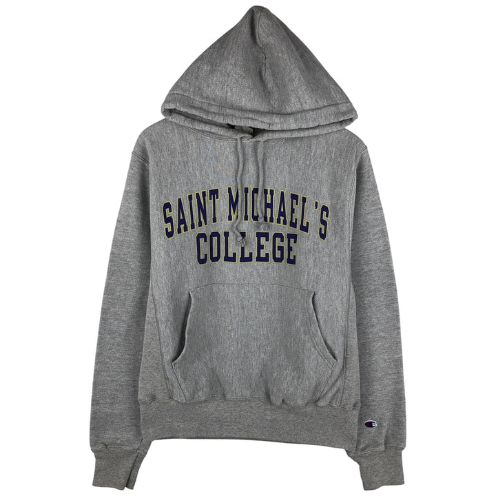 Champion REVERSE WEAVE Reverse Weave College Sweat Pullover Hoodie Men's S cotton gray type Vintage Second Hand