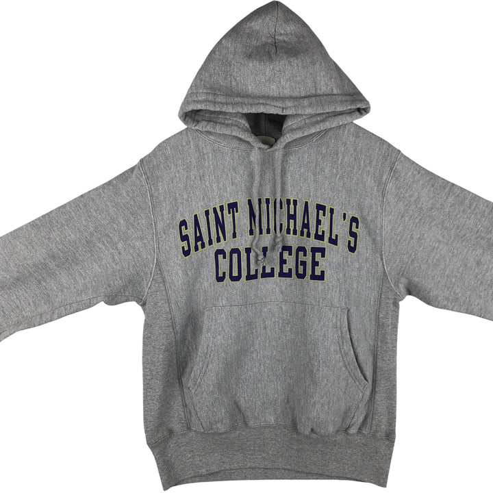 Champion REVERSE WEAVE Reverse Weave College Sweat Pullover Hoodie Men's S cotton gray type Vintage Second Hand