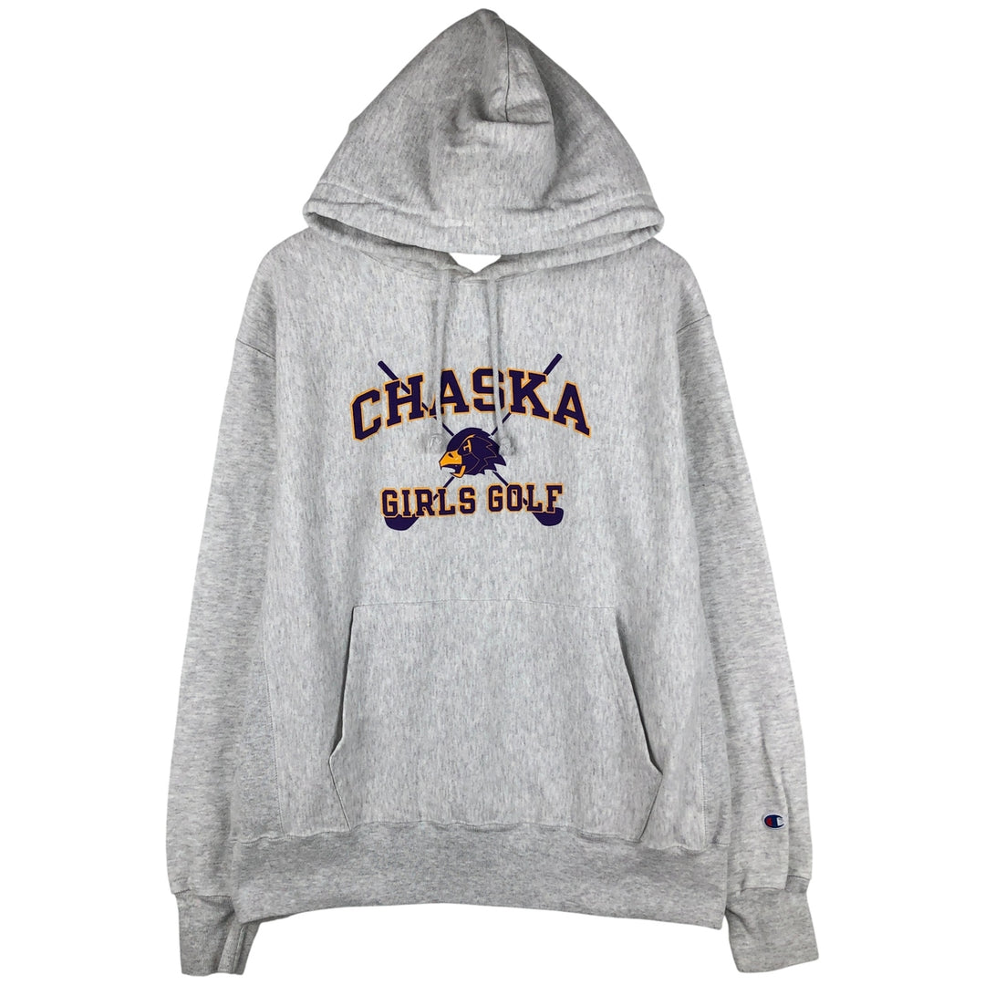 Champion REVERSE WEAVE Reverse Weave College Sweat Pullover Hoodie Men's L size cotton white type Vintage Second Hand