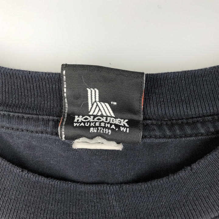 00'S Harley-Davidson Motorcycle Bike T-shirt Men's XXL unclear black type Vintage Second Hand