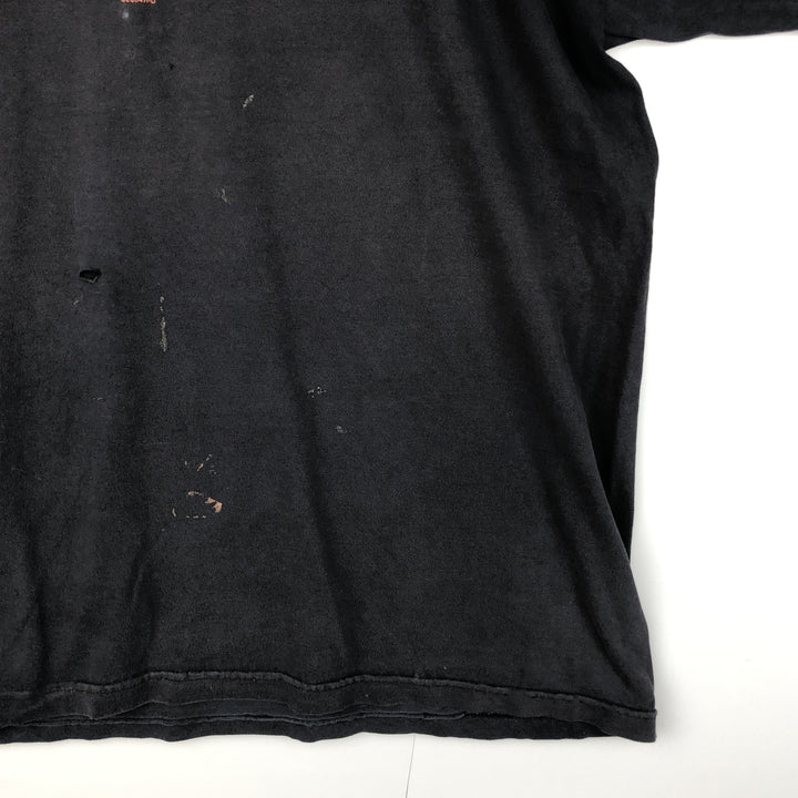 00'S Harley-Davidson Motorcycle Bike T-shirt Men's XXL unclear black type Vintage Second Hand