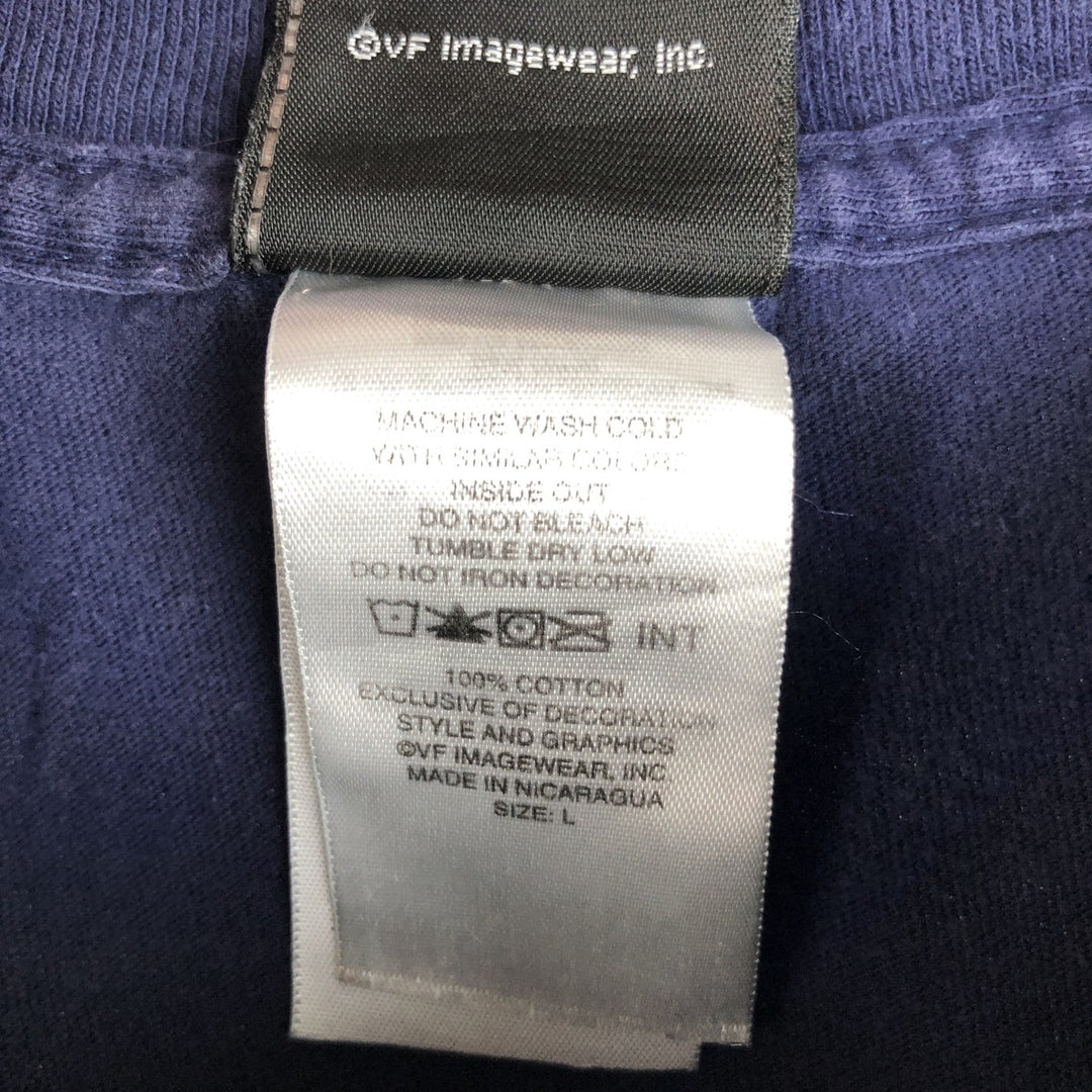 2000'S Harley-Davidson Crocodile Pattern Motorcycle T-Shirt, Men's Size Large cotton navy blue type Vintage Second Hand