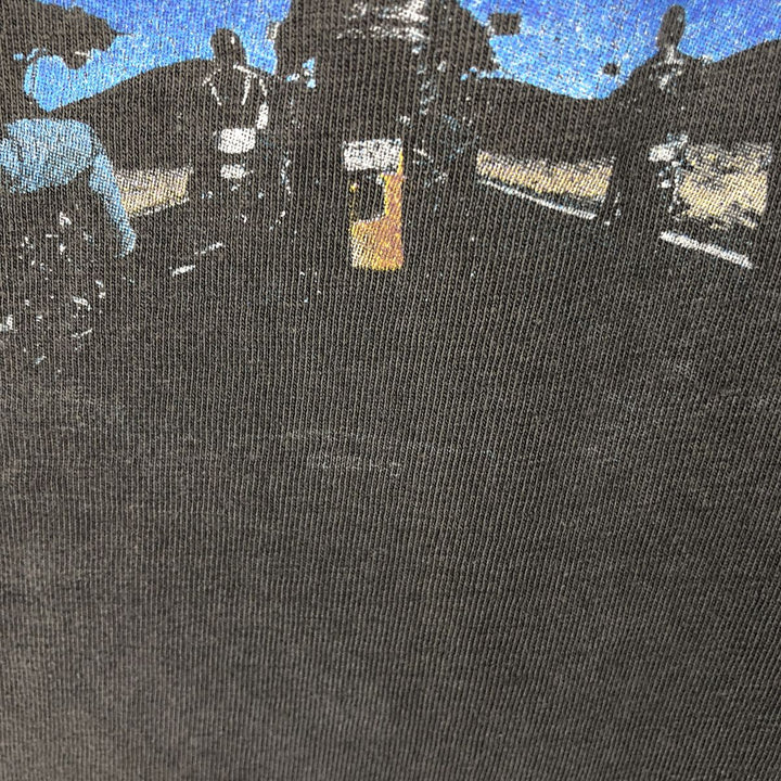 00'S Harley-Davidson Eagle Pattern Motorcycle Bike T-shirt Made in USA Men's L size cotton Charcoal Vintage Second Hand