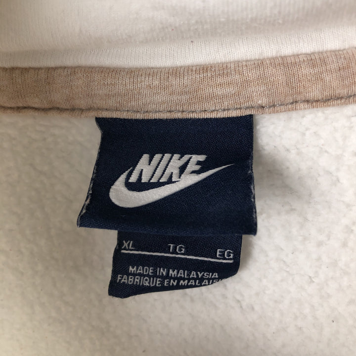 Nike Sweat Pullover Hoodie Men's XL Size cotton white type Vintage Second Hand