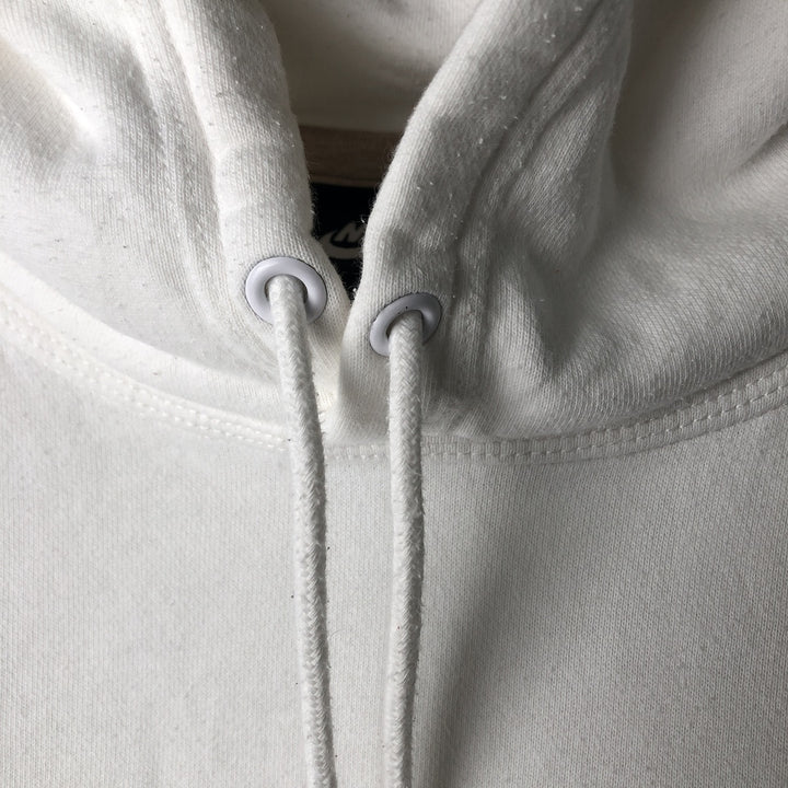 Nike Sweat Pullover Hoodie Men's XL Size cotton white type Vintage Second Hand