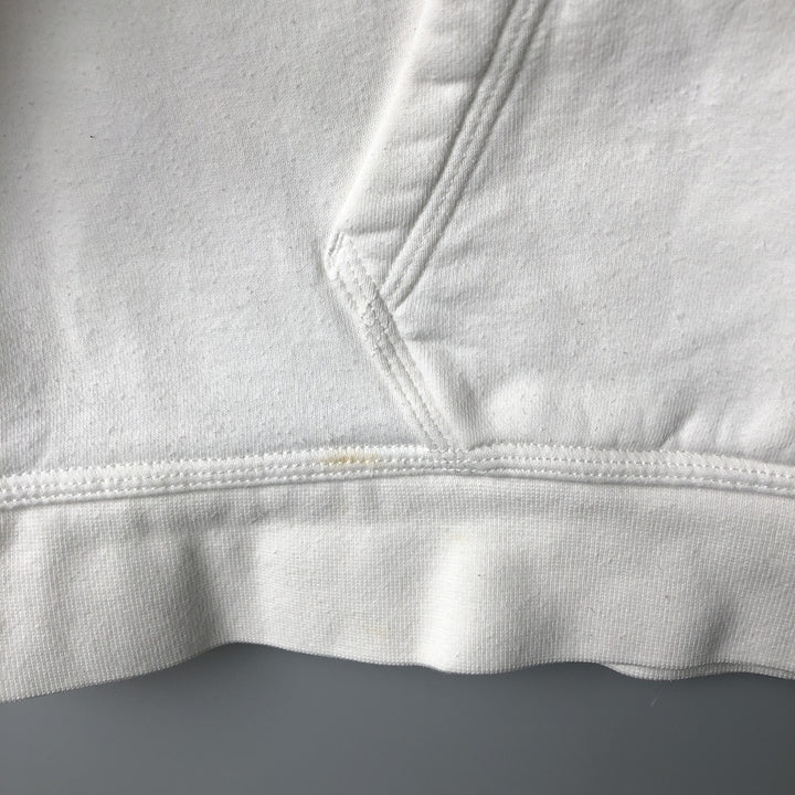 Nike Sweat Pullover Hoodie Men's XL Size cotton white type Vintage Second Hand