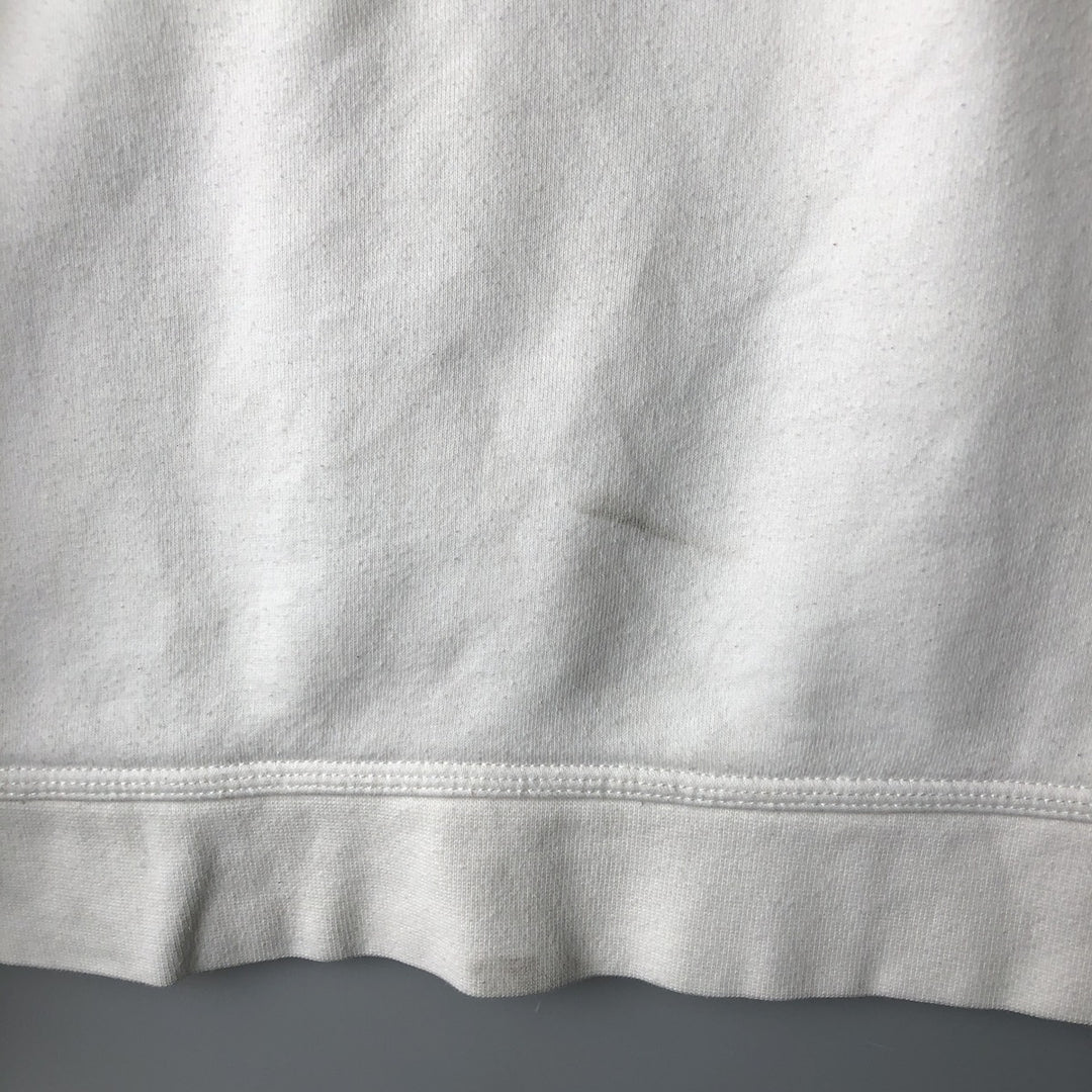 Nike Sweat Pullover Hoodie Men's XL Size cotton white type Vintage Second Hand
