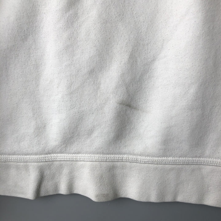 Nike Sweat Pullover Hoodie Men's XL Size cotton white type Vintage Second Hand