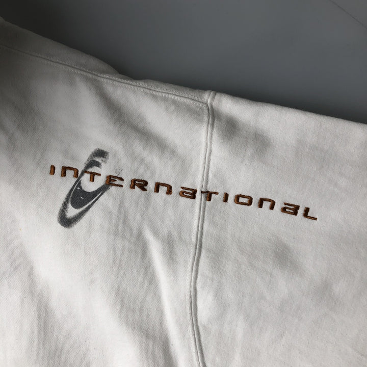 O'NEILL Sweatshirt Pullover Hoodie, Men's Size M cotton white type Vintage Second Hand