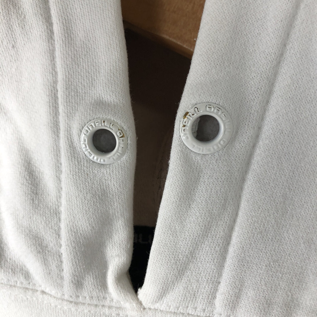O'NEILL Sweatshirt Pullover Hoodie, Men's Size M cotton white type Vintage Second Hand