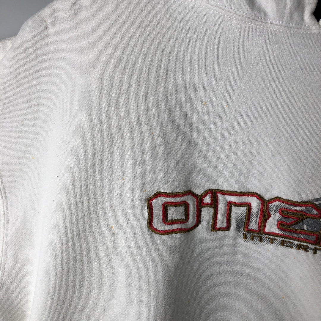 O'NEILL Sweatshirt Pullover Hoodie, Men's Size M cotton white type Vintage Second Hand