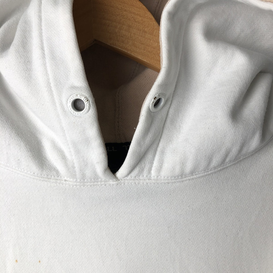 O'NEILL Sweatshirt Pullover Hoodie, Men's Size M cotton white type Vintage Second Hand