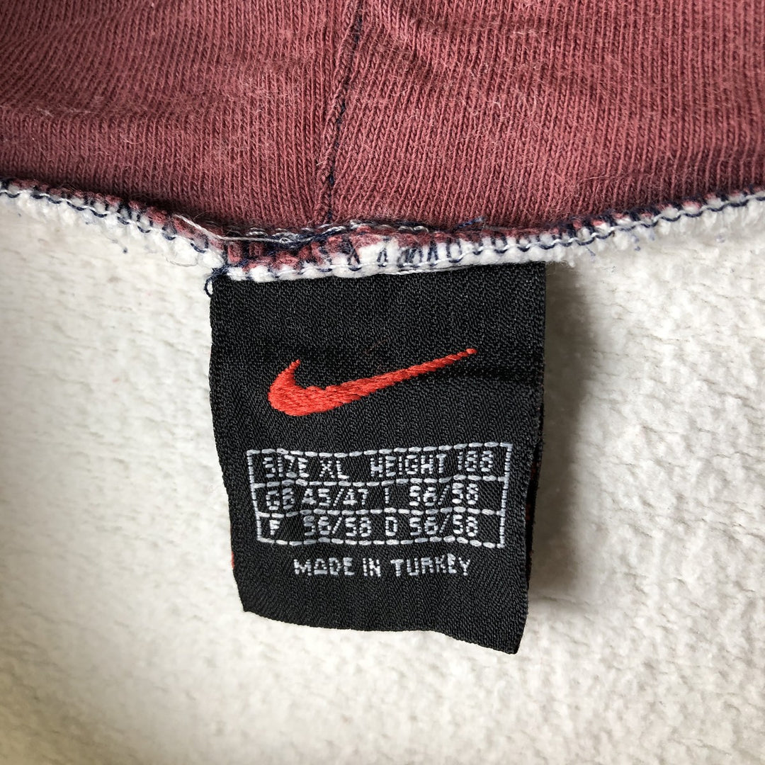 90'S Nike Sweatshirt Pullover Hoodie, Men's XL, Vintage cotton white type Vintage Second Hand