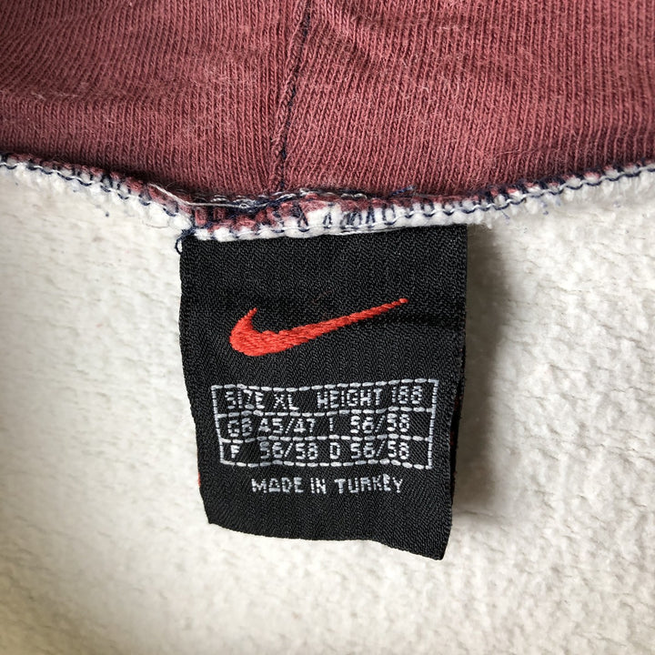 90'S Nike Sweatshirt Pullover Hoodie, Men's XL, Vintage cotton white type Vintage Second Hand