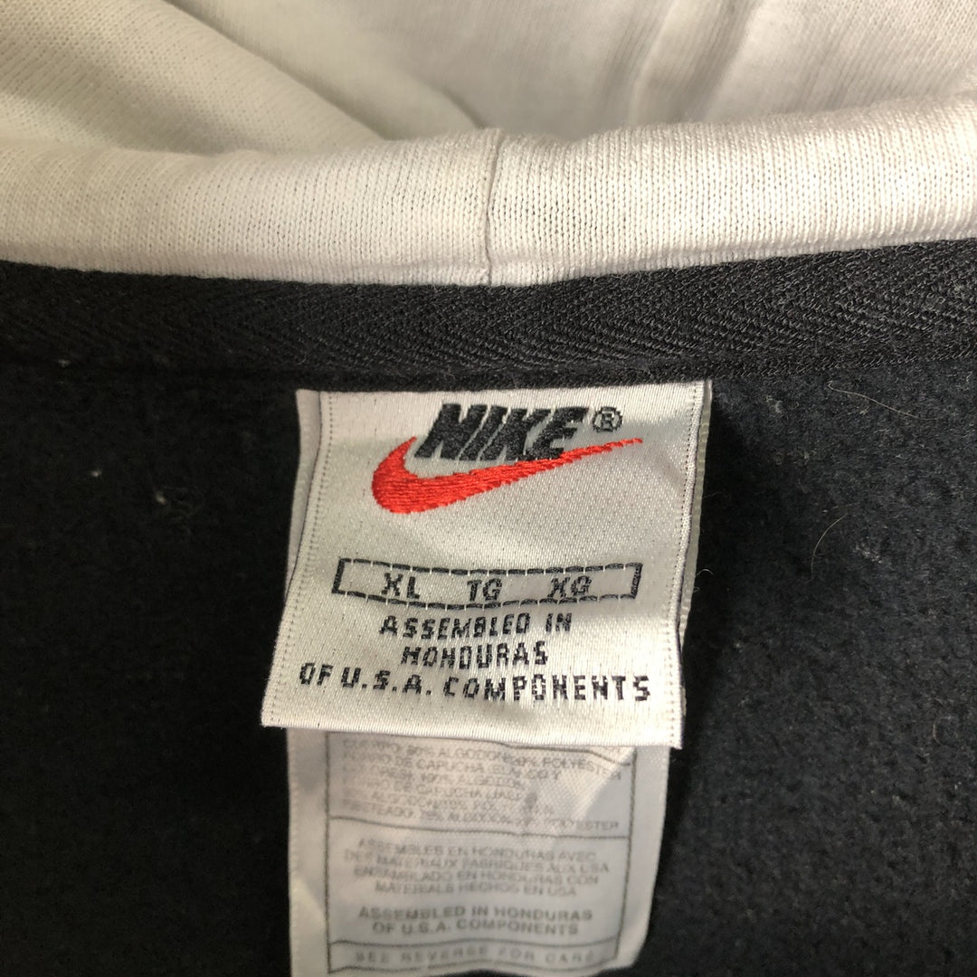 90'S Nike Sweatshirt Pullover Hoodie, Men's XL, Vintage cotton black type Vintage Second Hand