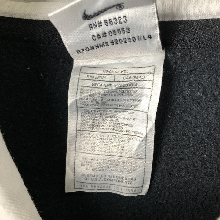 90'S Nike Sweatshirt Pullover Hoodie, Men's XL, Vintage cotton black type Vintage Second Hand