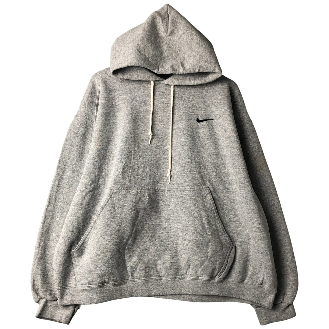 90'S Nike pullover sweatshirt, men's size L, vintage cotton gray type Vintage Second Hand