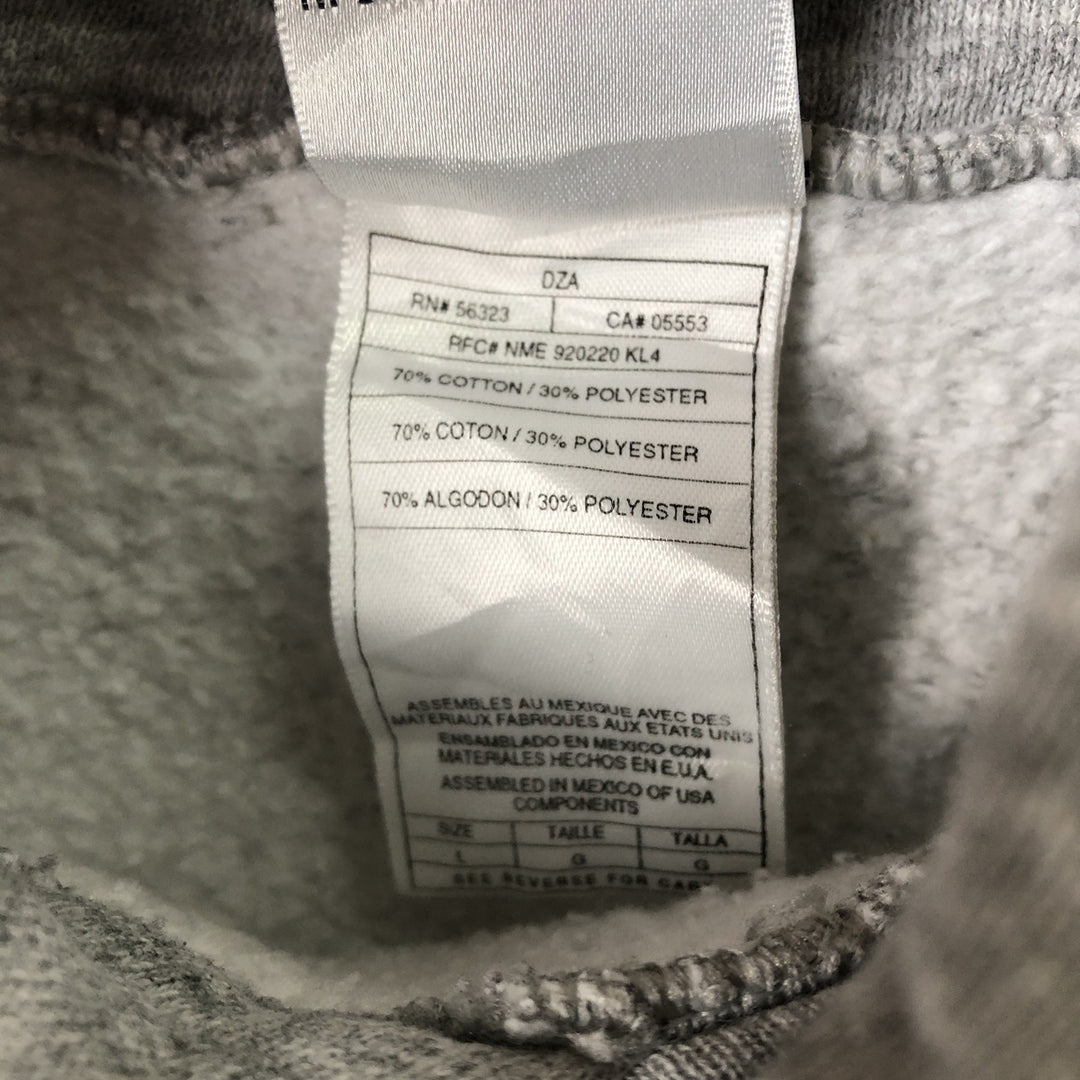 90'S Nike pullover sweatshirt, men's size L, vintage cotton gray type Vintage Second Hand