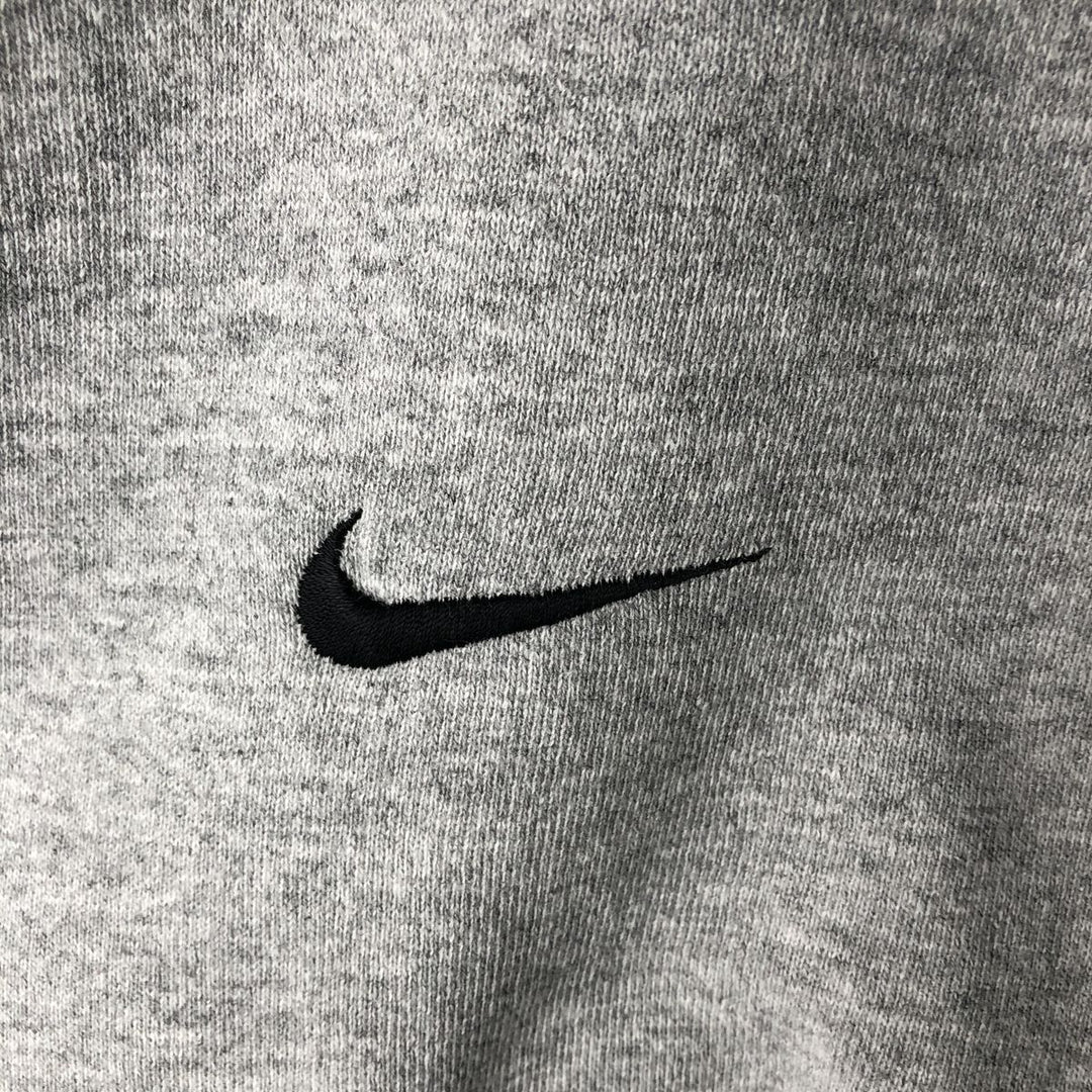 90'S Nike pullover sweatshirt, men's size L, vintage cotton gray type Vintage Second Hand