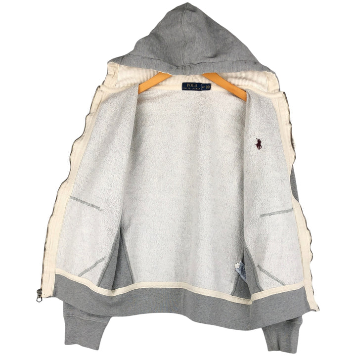 Ralph Lauren POLO RALPH LAUREN Sweat Full Zip Hoodie Men's S cotton gray type Vintage Second Hand