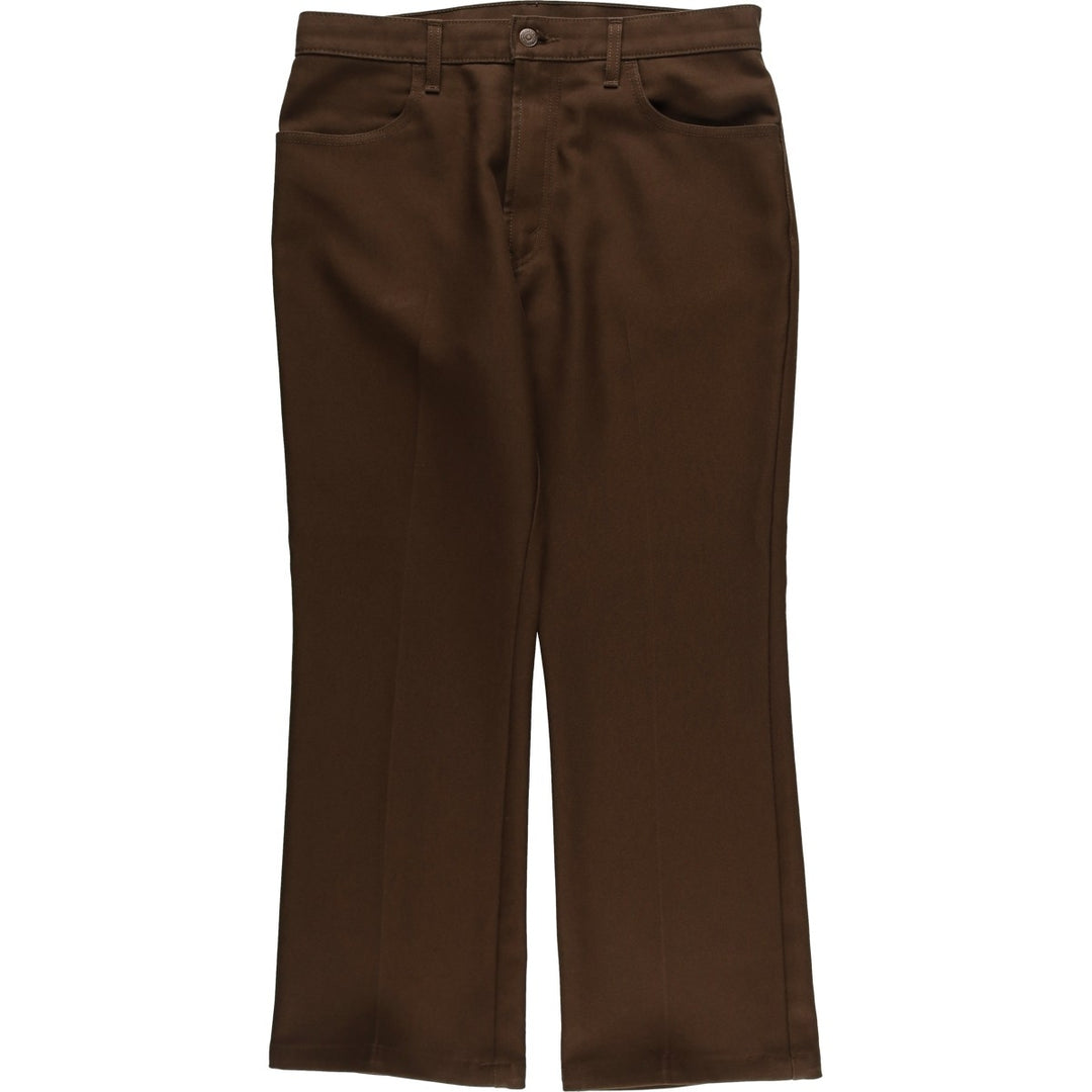 Levi's 517 Boot Cut Flare Pants, Men's, Size 34 polyester brown type Vintage Second Hand