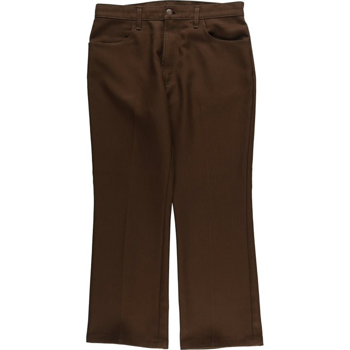 Levi's 517 Boot Cut Flare Pants, Men's, Size 34 polyester brown type Vintage Second Hand