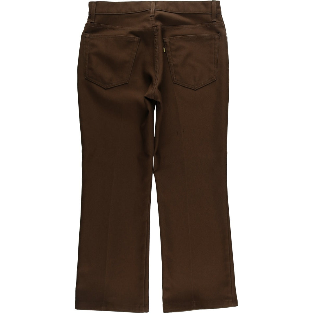 Levi's 517 Boot Cut Flare Pants, Men's, Size 34 polyester brown type Vintage Second Hand