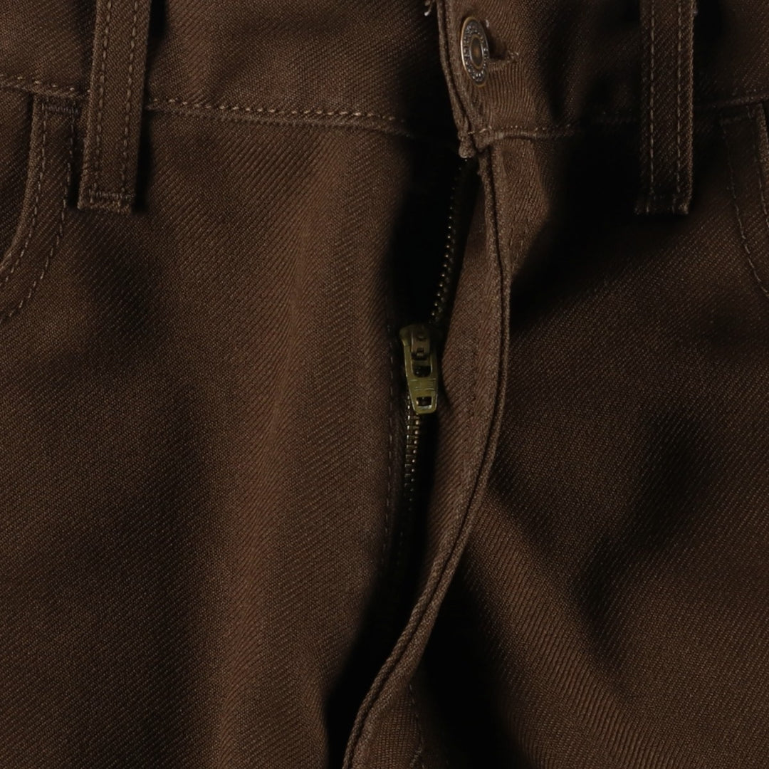 Levi's 517 Boot Cut Flare Pants, Men's, Size 34 polyester brown type Vintage Second Hand