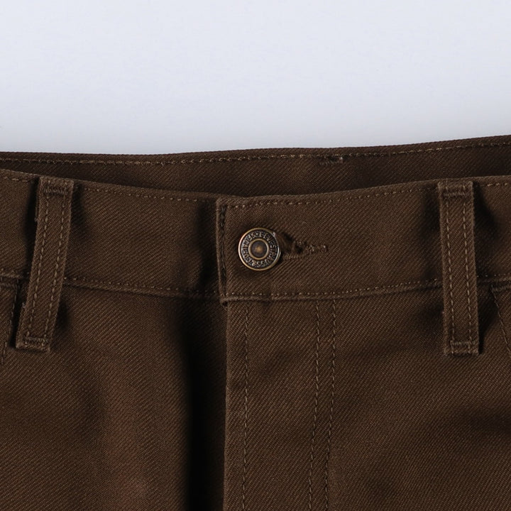 Levi's 517 Boot Cut Flare Pants, Men's, Size 34 polyester brown type Vintage Second Hand