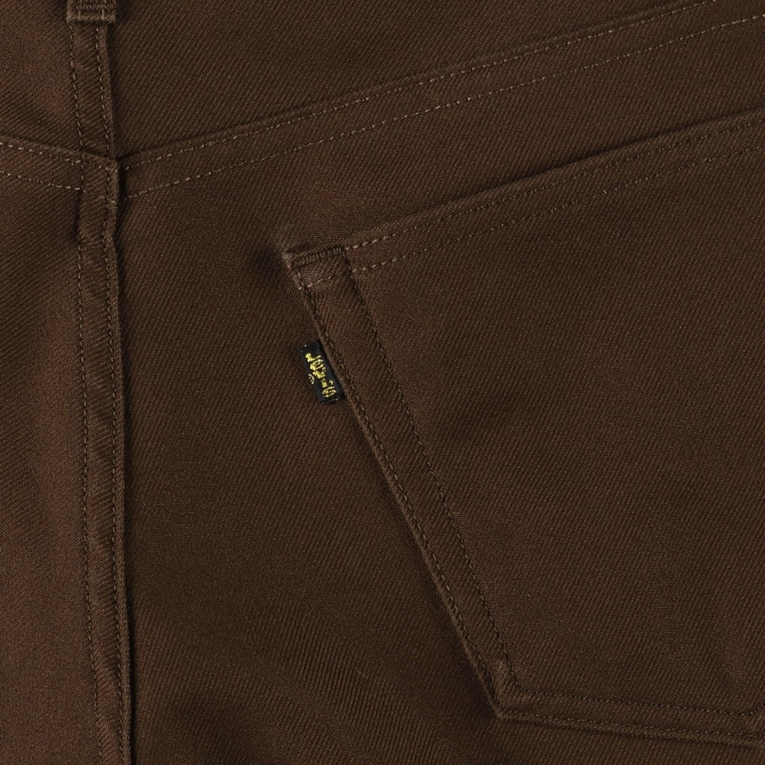 Levi's 517 Boot Cut Flare Pants, Men's, Size 34 polyester brown type Vintage Second Hand