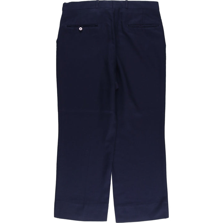 Club International Wm. H. Heishman Slacks, Made in Canada, Men's, Size W34 unclear navy blue type Vintage Second Hand
