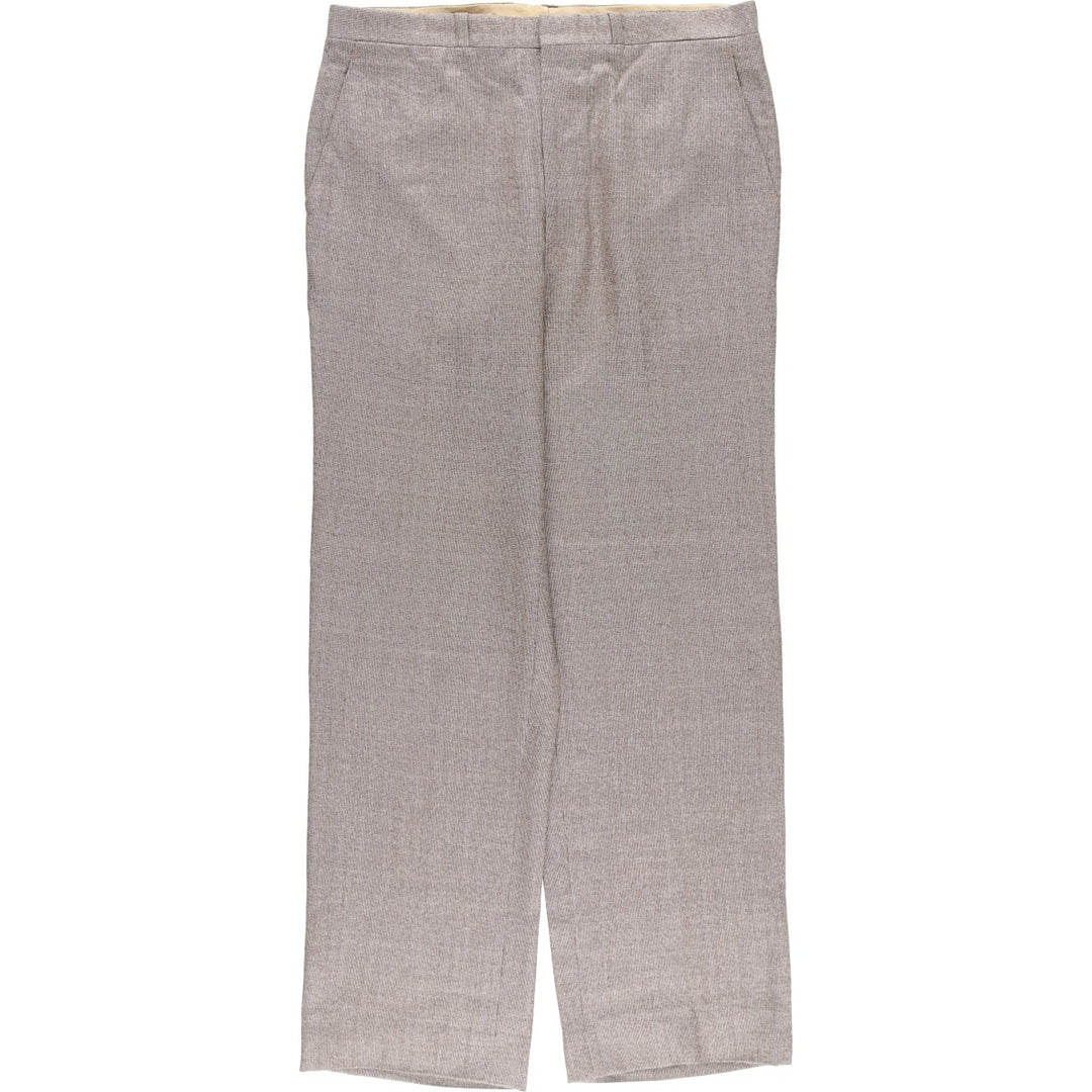 80s~ Vintage Men's Slacks, Size W33 unclear gray type Vintage Second Hand