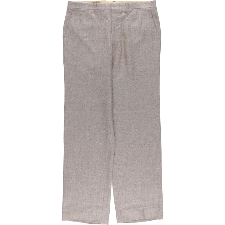 80s~ Vintage Men's Slacks, Size W33 unclear gray type Vintage Second Hand