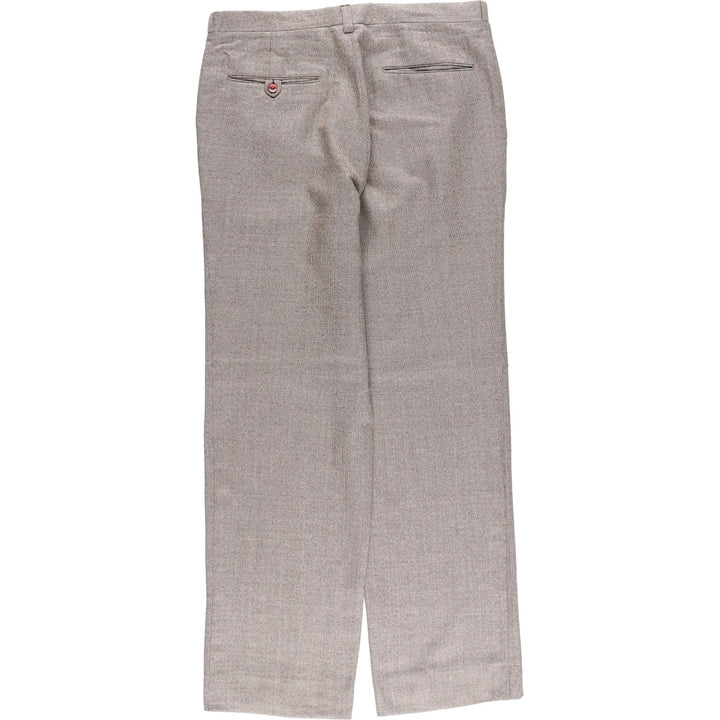 80s~ Vintage Men's Slacks, Size W33 unclear gray type Vintage Second Hand